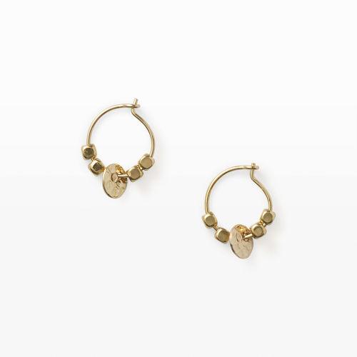 Club Monaco Color Gold Gag Et Lou Moon Earrings