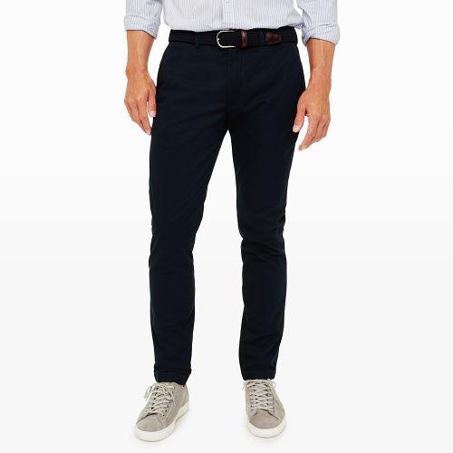 Club Monaco Color Blue Connor Regular-weight Chino