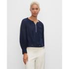 Club Monaco Zip Swing Top