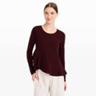 Club Monaco Color Bright Violet Dillmah Ruffled Top