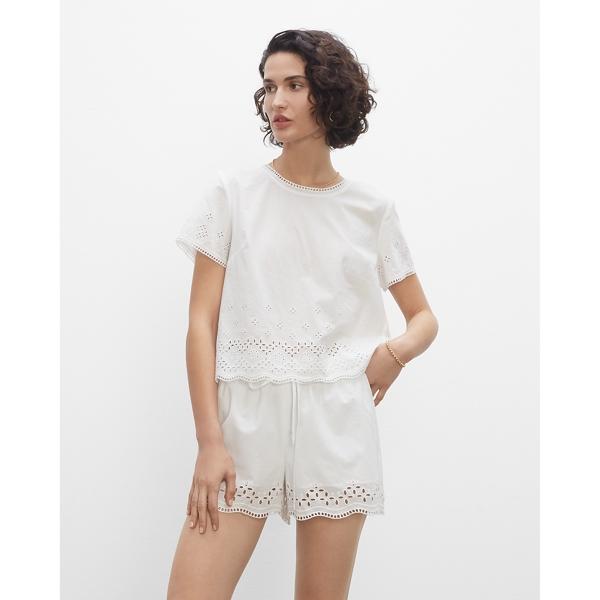 Club Monaco Eyelet Tee