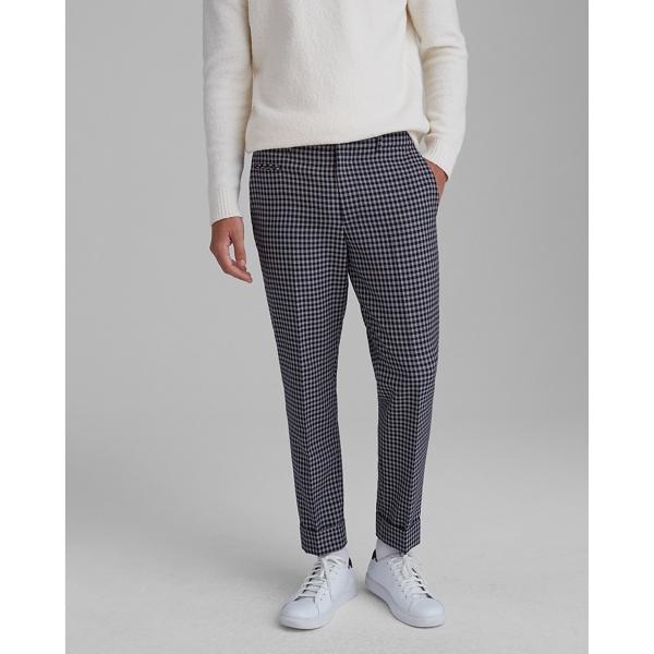 Club Monaco Checked Drainpipe Pants