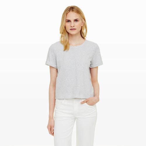 Club Monaco Color Black Freenah Stripe Top