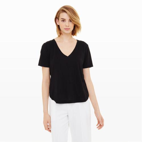Club Monaco Color Black Tymber Top