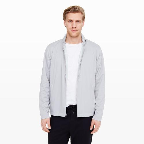 Club Monaco Color Grey Knit Windbreaker