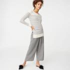 Club Monaco Color Navy/white Stripe Nicolette Cashmere Sweater