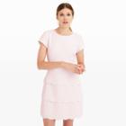 Club Monaco Color Lily Pink Colby Scalloped Dress