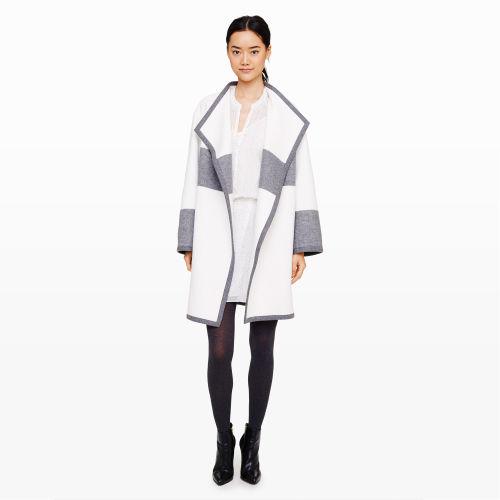 Club Monaco Color Grey Carlisa Coat In Size L