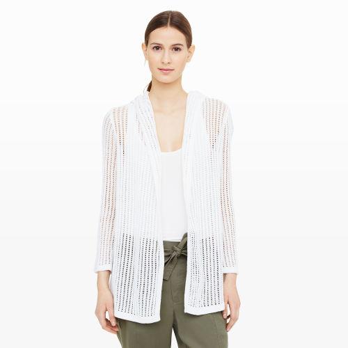 Club Monaco Color White Jone Open-knit Sweater
