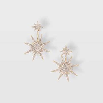 Rb Color Clear Serefina Starburst Earring