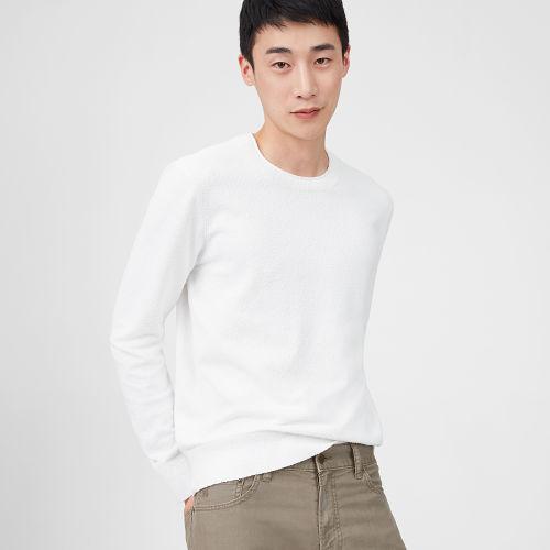 Cl Color White Boucl Crew