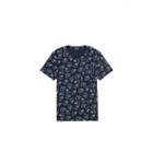 Club Monaco Color Floral Short-sleeved Floral Tee