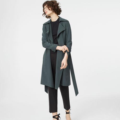 Club Monaco Color Green Elila Trench