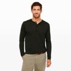 Club Monaco Color Surplus Green Lux Merino Henley