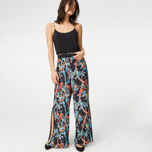 Club Monaco Color Black Tabbie Printed Pant