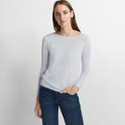 Club Monaco Color Blue Lana Linen-blend Sweater
