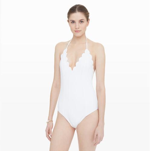 Club Monaco Color White Marysia Broadway Maillot