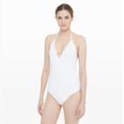 Club Monaco Color White Marysia Broadway Maillot