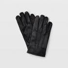 Club Monaco Tech-enabled Leather Gloves