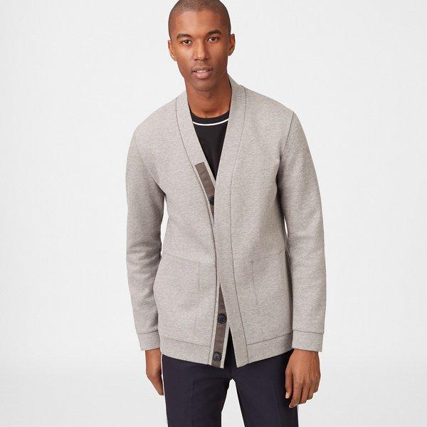 Club Monaco Grey Knit Cardigan