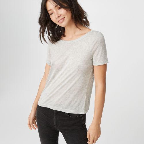 Club Monaco Color Grey Pollie Tee