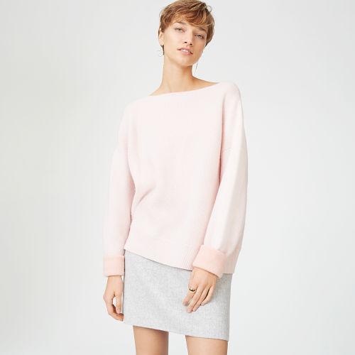 Club Monaco Color Pale Pink Multi Donah Cashmere Sweater