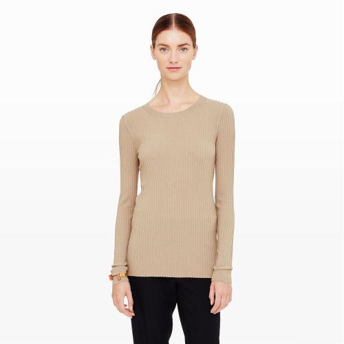 Club Monaco Color Brown Tulsie Ribbed Sweater In Size Xs