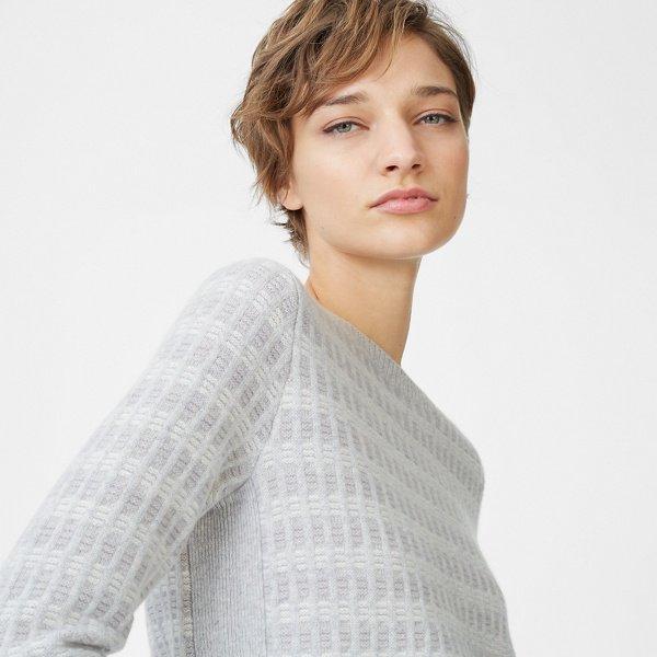 Club Monaco Grey Multi Belusho Cashmere Sweater