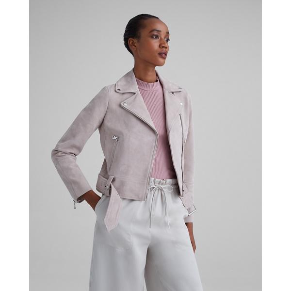 Club Monaco Suede Moto Jacket