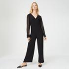 Club Monaco Black Austeyah Jumpsuit