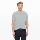 Club Monaco Color Grey Tipped Short-sleeve Crew