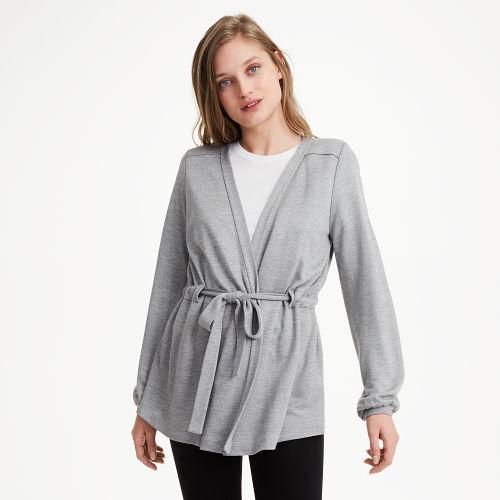 Club Monaco Color Grey Theah Knit Wrap