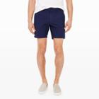 Club Monaco Color Blue 7 Seersucker Baxter Short In Size 36