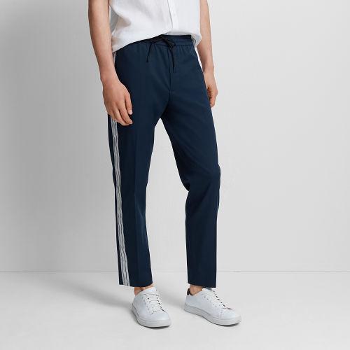 Club Monaco Color Blue Elasticated Tape Pant