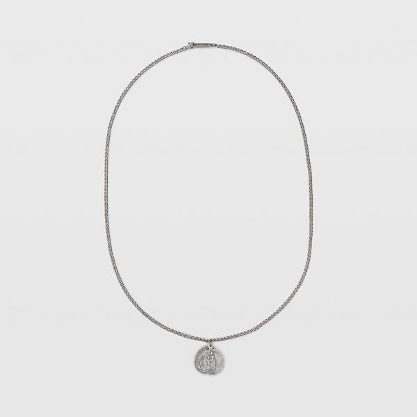 Club Monaco Silver Miansai Saints Necklace