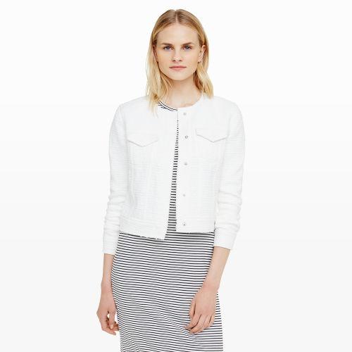 Club Monaco Color White Lenera Jacket