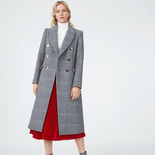Club Monaco Jemma Plaid Coat