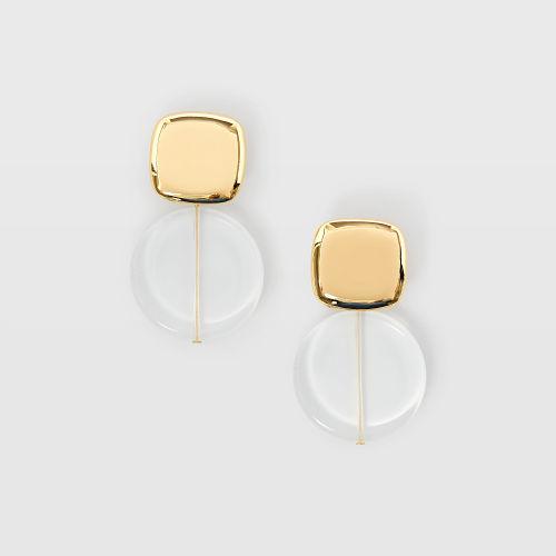 Club Monaco Color Gold Mixed Drop Earring