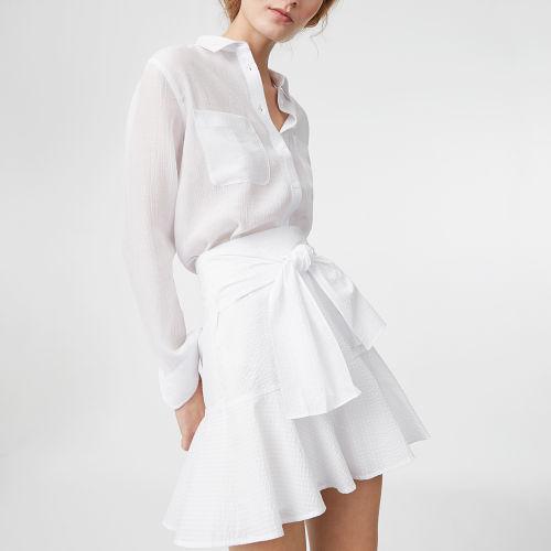 Club Monaco Color White Ractor Skirt