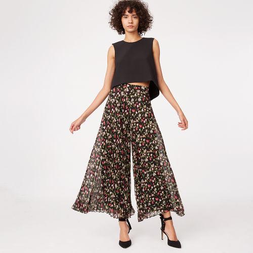 Club Monaco Color Black Jessyn Pleated Pant