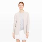 Club Monaco Color White Edaine Linen Blazer In Size 0