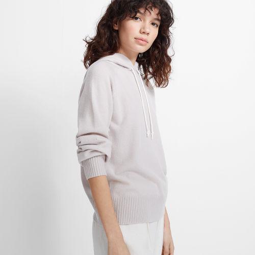 Club Monaco Color White Knola Cashmere Hoodie