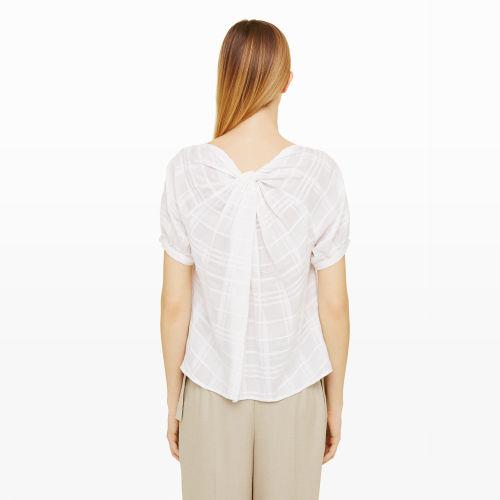 Club Monaco Color White Orabella Twist-back Top