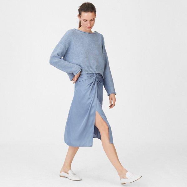 Club Monaco Marfa Blue Robetta Skirt