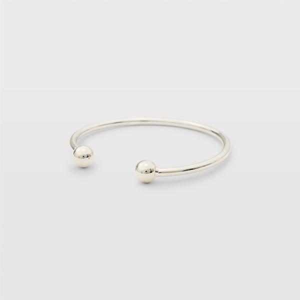 Club Monaco Silver Classic Ball Cuff