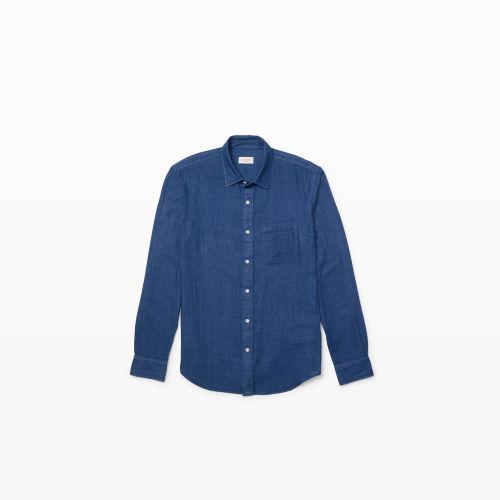 Club Monaco Slim-fit Pc Double-face Shirt