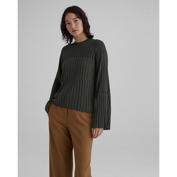 Club Monaco Bell Sleeve Ribbed Sweater