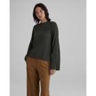 Club Monaco Bell Sleeve Ribbed Sweater