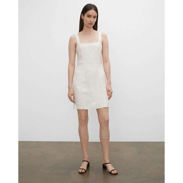 Club Monaco Striped Square Neck Mini Dress