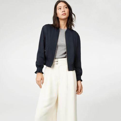 Club Monaco Color Blue Baine Bomber